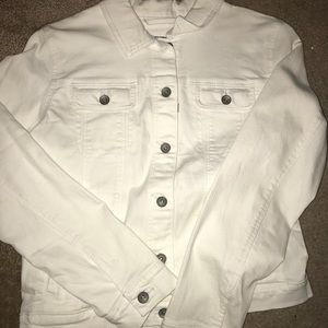 GAP White Jean Jacket